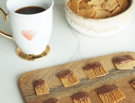 TASU Chips de fruta con crema de avellana