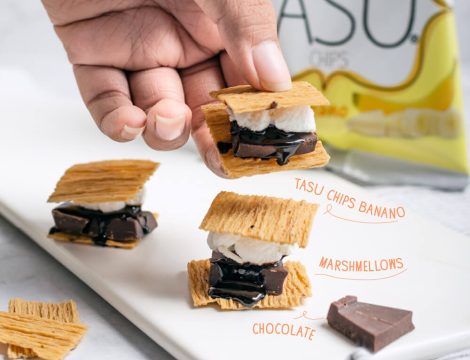 S´mores saludables con TASU Chips